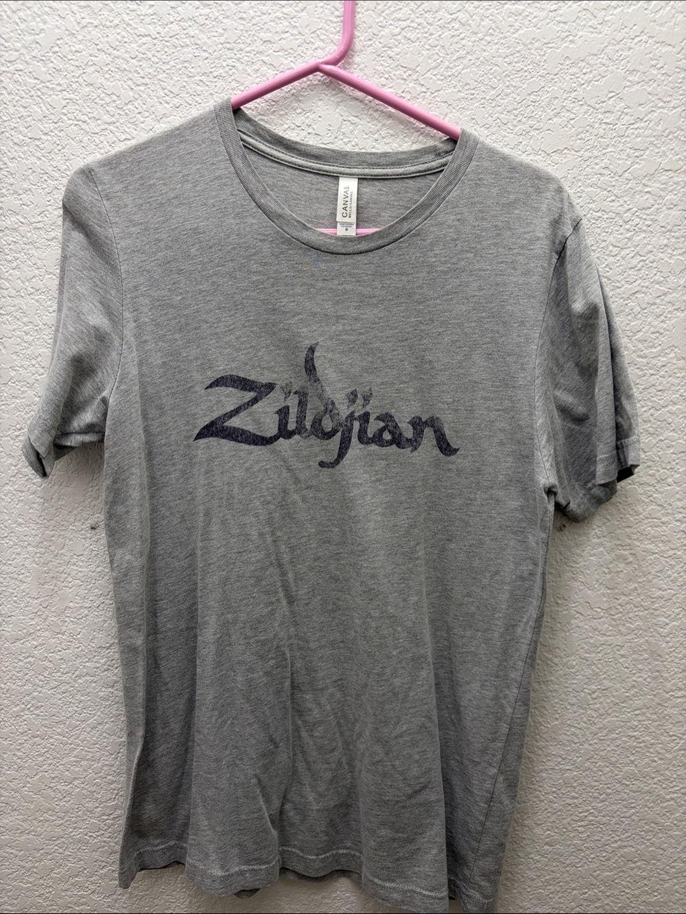 Zildjian Men's Grey Short-Sleeve Logo Tee